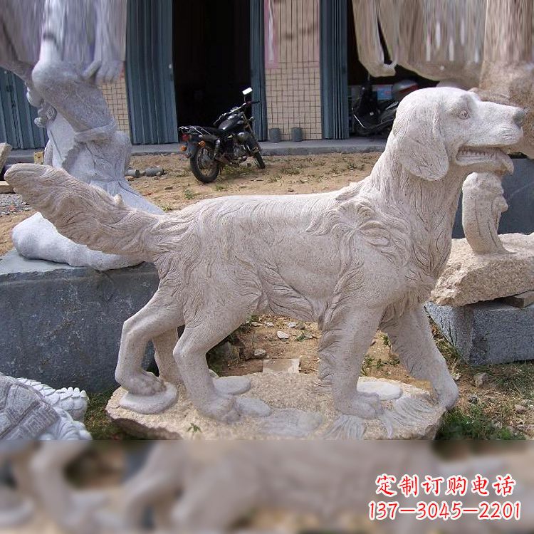 云南大理石狗雕塑——精致的狗雕塑,让你的生活更有趣