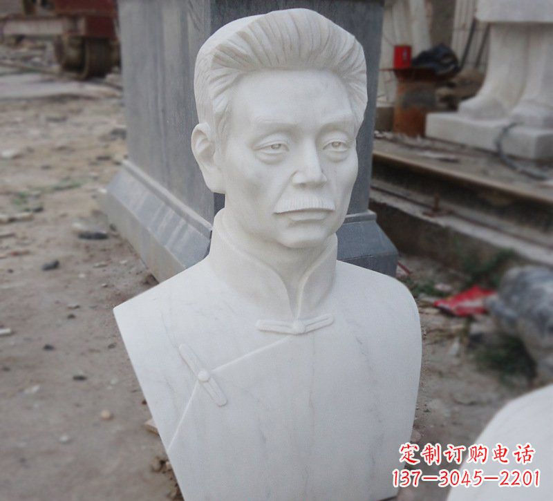 云南传承文化魅力·鲁迅头像精美雕塑