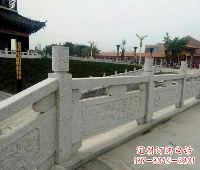 云南精美大理石栏板雕塑
