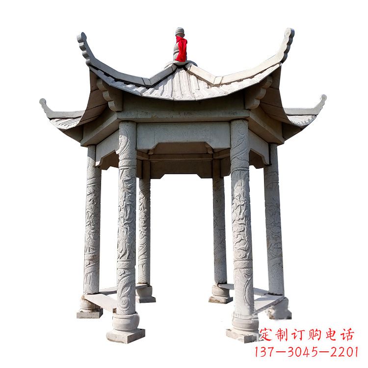 云南中领雕塑大理石凉亭雕塑