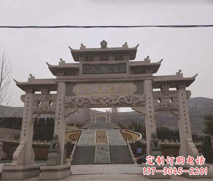 云南大理石牌坊石雕,精美别致,艺术魅力无限