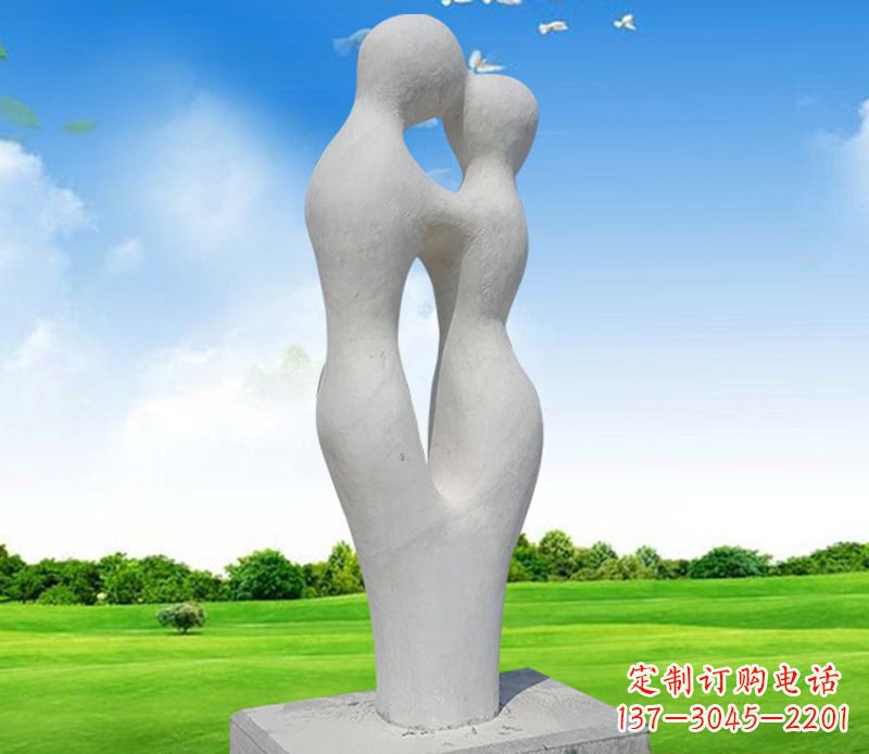 云南情侣石雕,永恒的爱恋