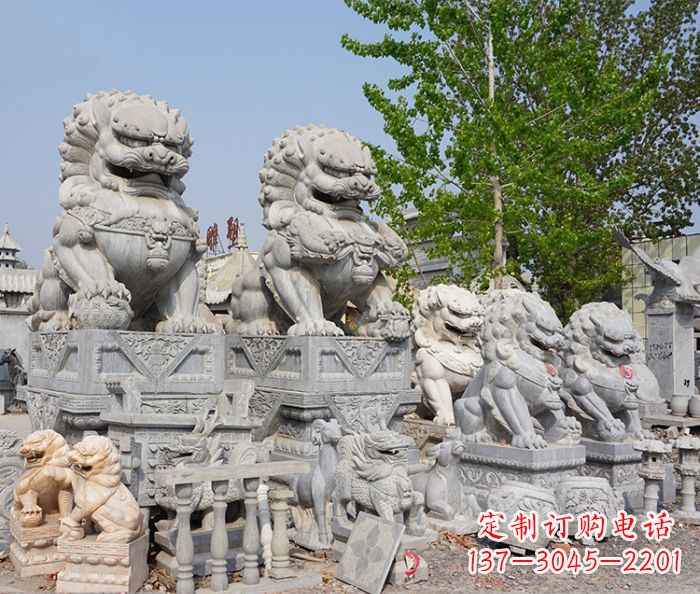 云南大理石狮子雕塑