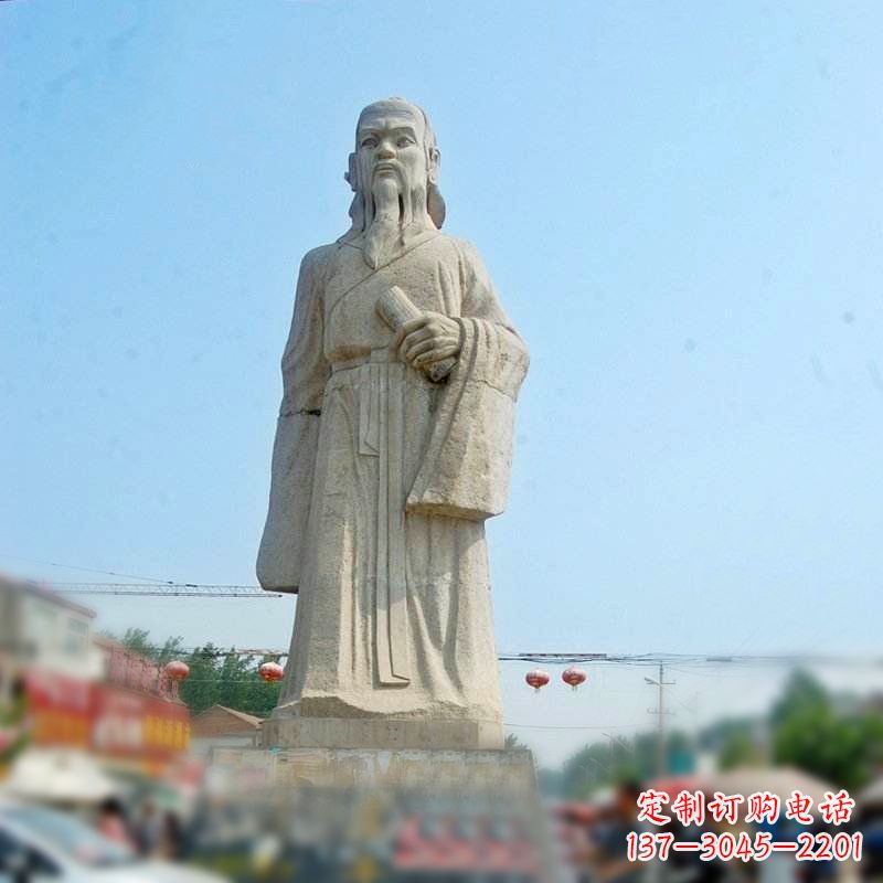 云南大理石庄子雕塑-名人雕像