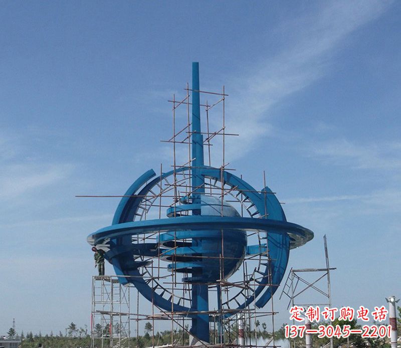 云南品质卓越的大型不锈钢地球雕塑