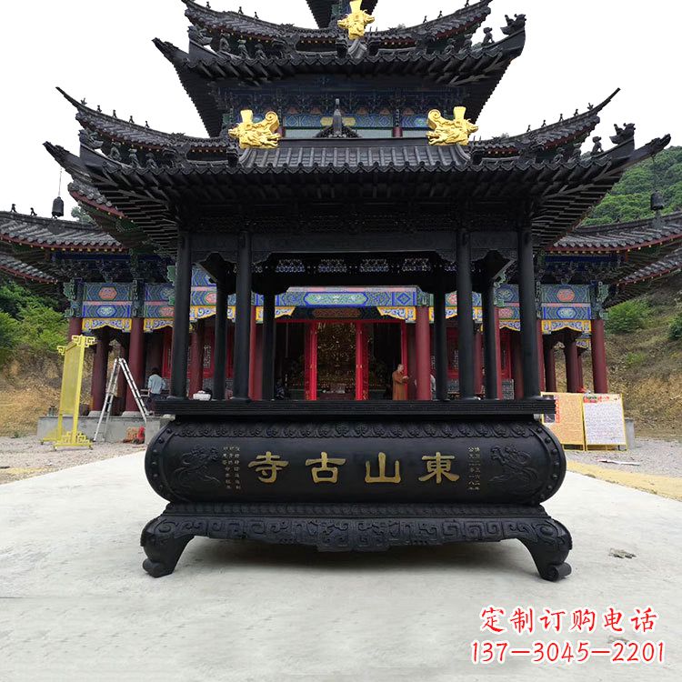 云南大型寺庙香炉雕塑