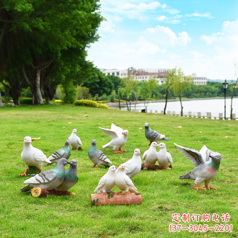 云南大学和平鸽雕塑