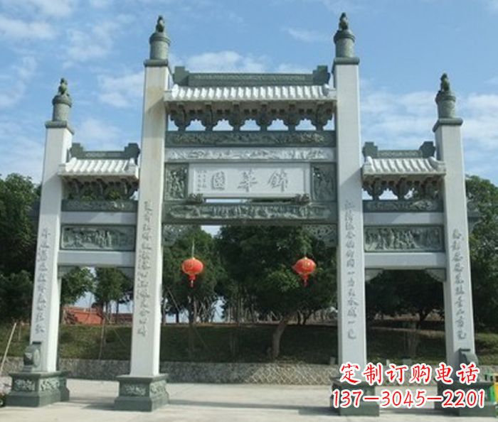 云南牌坊雕塑艺术品定制精品