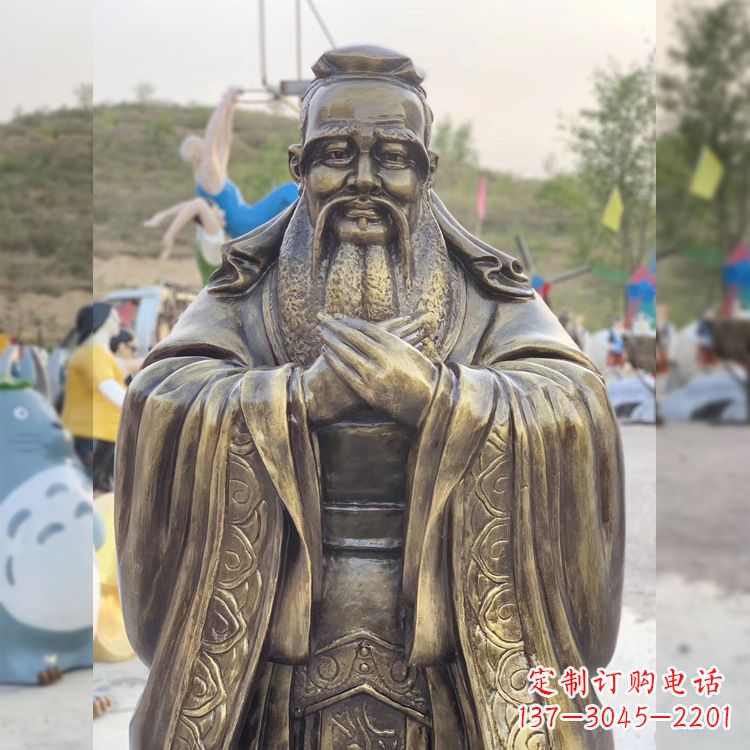 云南中领雕塑贵族——伟大的孔子雕塑