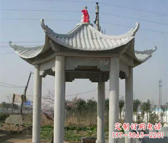 云南典雅的仿古凉亭石雕