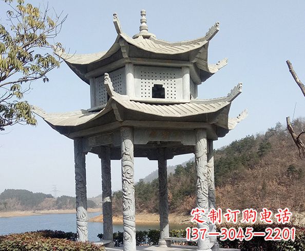 云南古典凉亭石雕