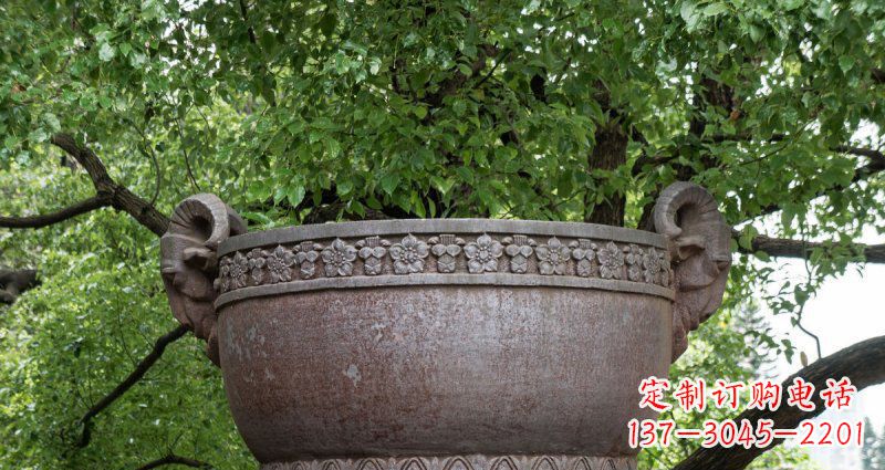 云南中领雕塑仿古水缸铜雕