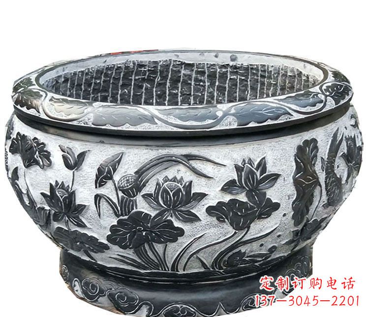 云南传承古典,精致仿古庭院花盆雕塑