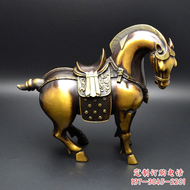 云南精美仿古铜马雕塑