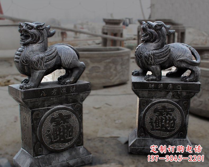 云南精美貔貅雕塑 带来繁荣进财