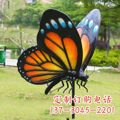 云南黄色蝴蝶雕塑