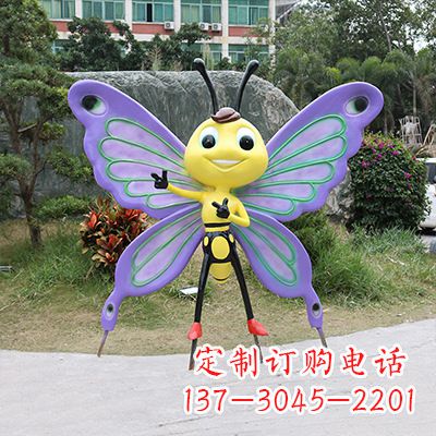 云南仿真蝴蝶雕塑,精致多彩、灵动优雅