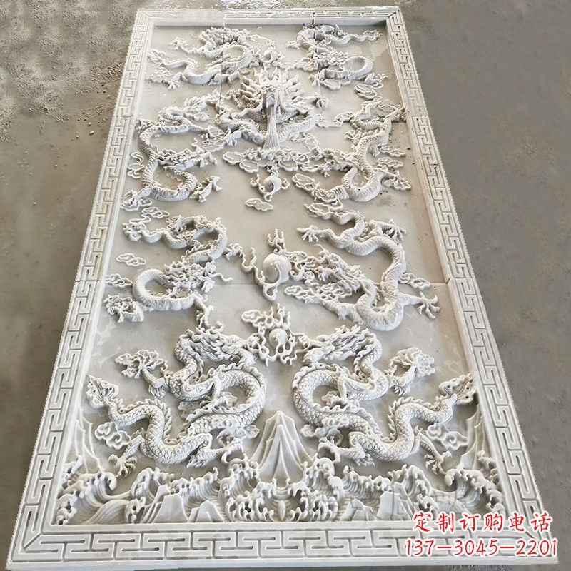 云南九龙壁装饰高浮雕雕塑