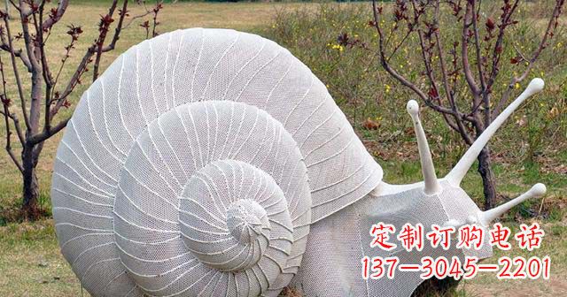 云南抽象不锈钢蜗牛雕塑