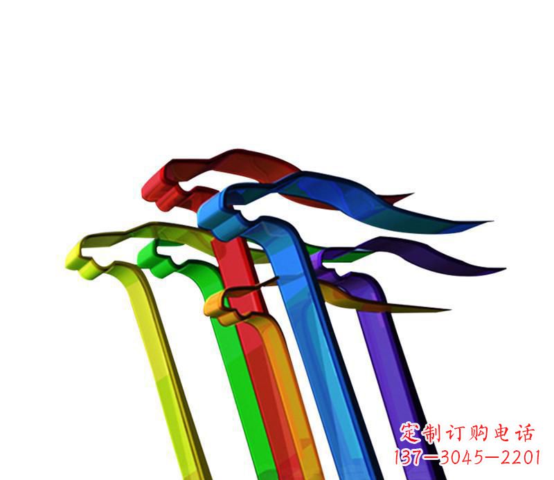 云南欣赏性强的不锈钢飞翔飘带景观雕塑