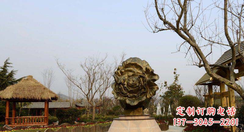 云南公园大白菜景观铜雕