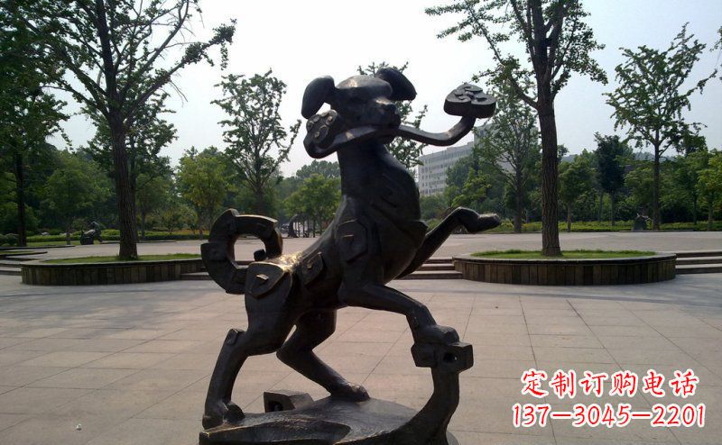 云南中领雕塑狗动物铜雕