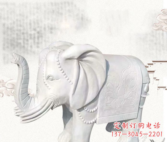 云南大象雕塑——十分优雅的艺术品