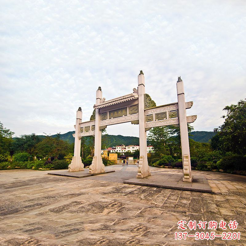 云南精美石牌坊雕塑