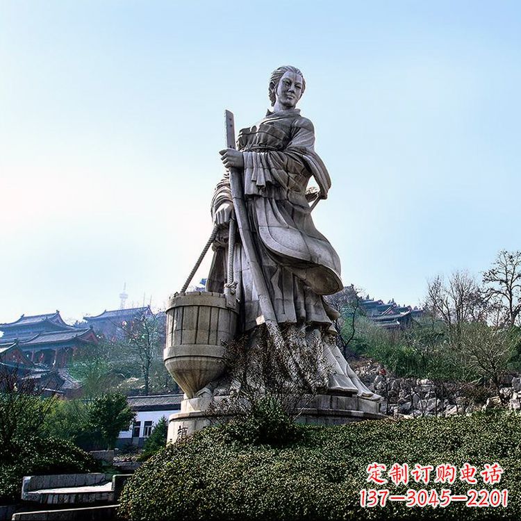 云南古代美女文姜景观雕塑