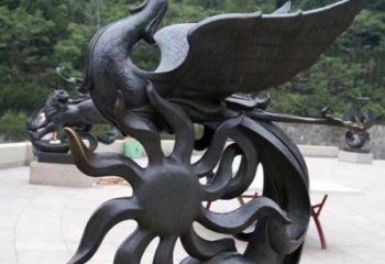 云南天四灵朱雀神鸟雕塑——象征希望的贵族精神