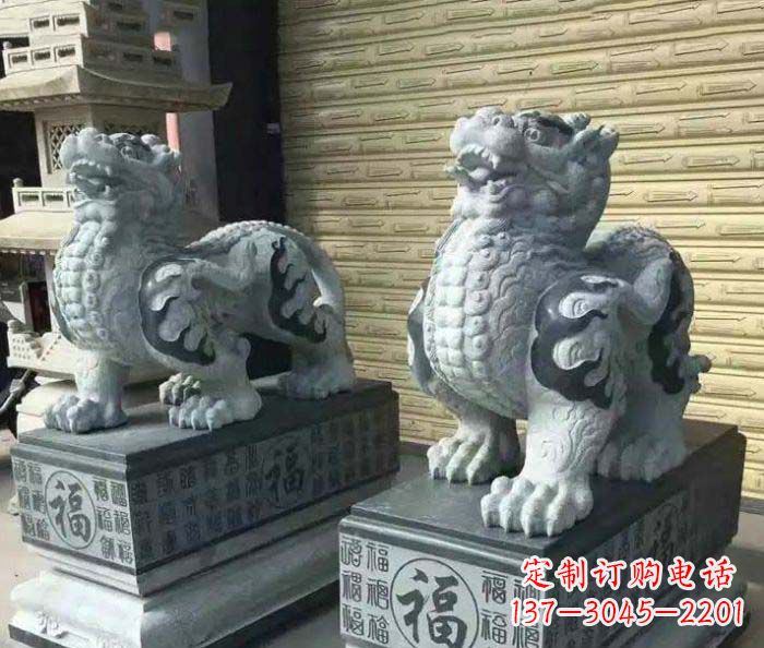 云南传承经典的古典貔貅石雕
