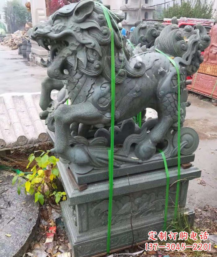 云南麒麟之美——灵动古典古朴的古代神兽石雕