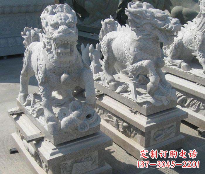 云南优质古代神兽麒麟石雕