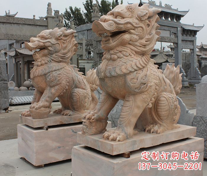 云南尊贵的古典麒麟雕塑