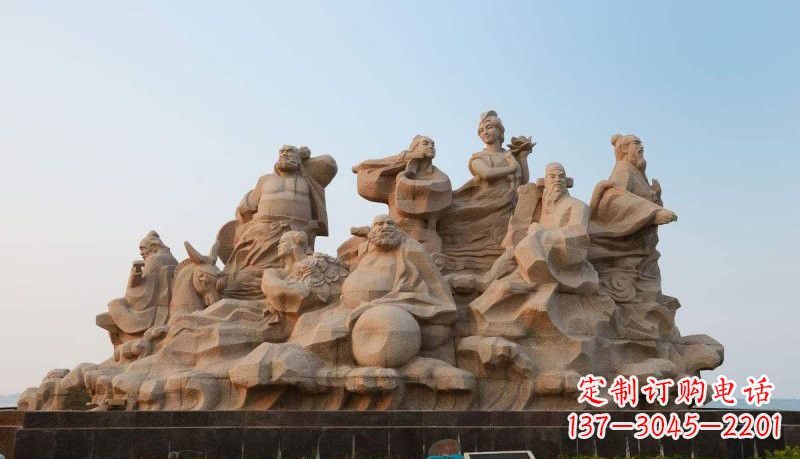 云南专业定制八仙过海雕塑