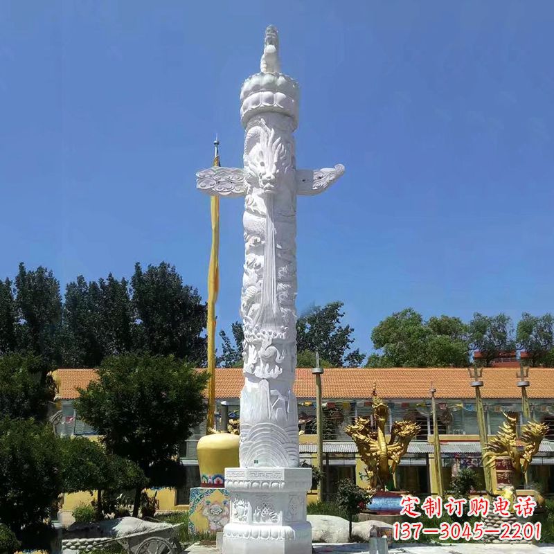 云南来自华夏的经典之作——汉白玉华表柱