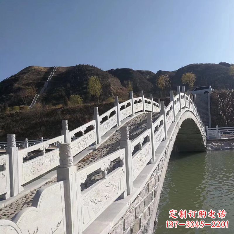云南汉白玉路桥石栏杆雕塑