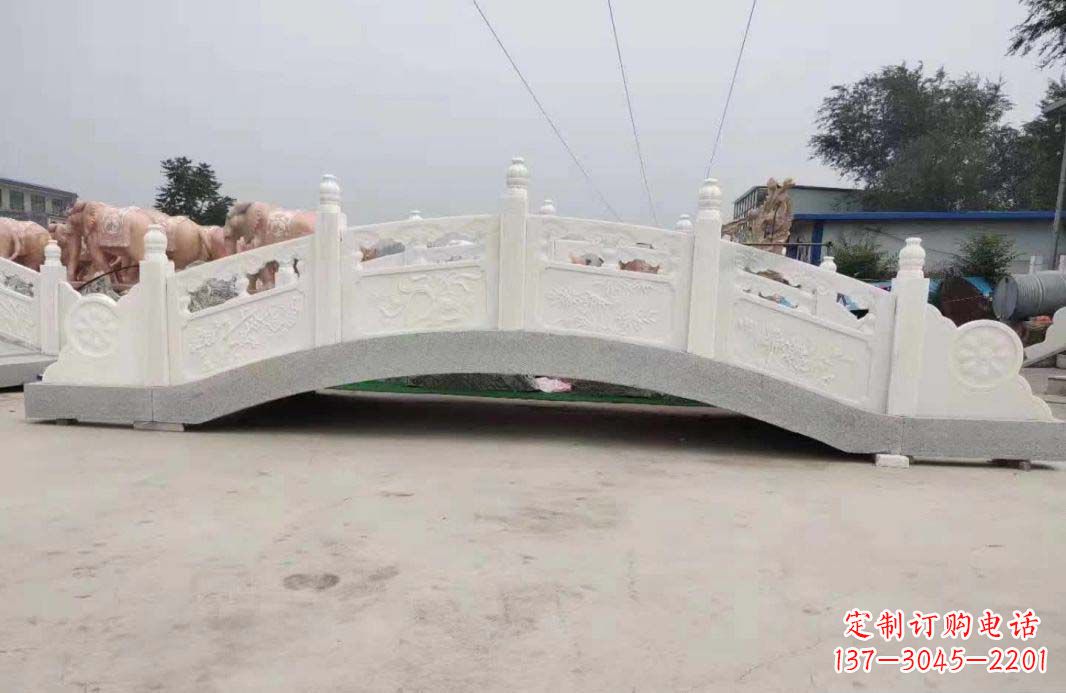 云南汉白玉石桥雕刻,高雅与和谐的完美结合