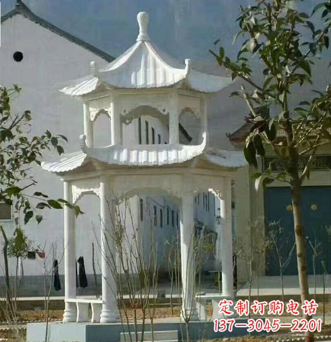 云南汉白玉凉亭雕塑，为您打造完美的艺术空间