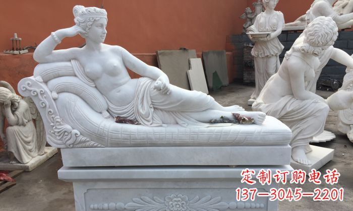 云南中领雕塑汉白玉女人雕塑将精湛的雕刻技艺与…