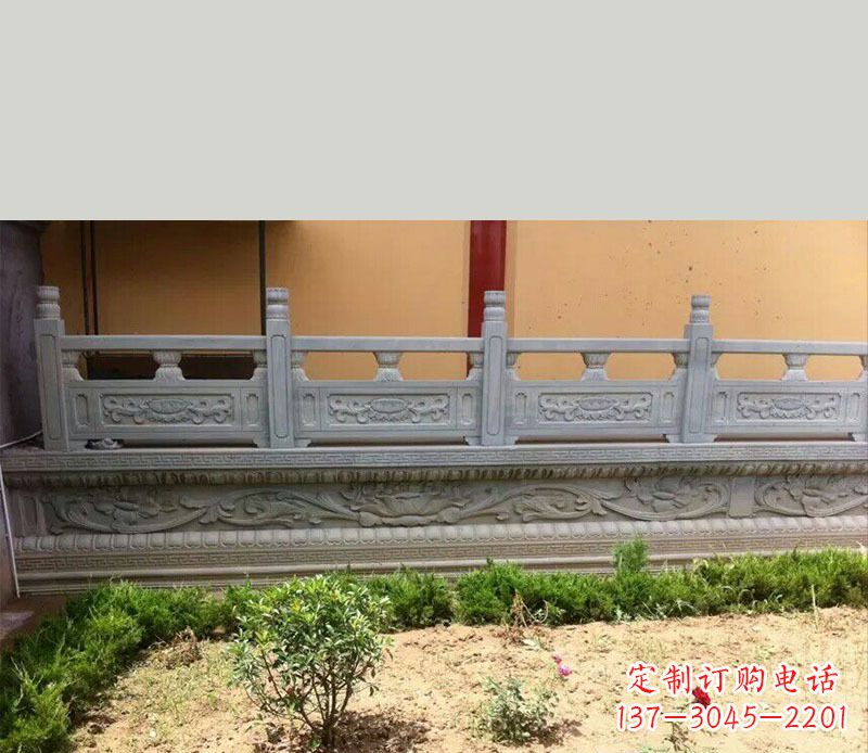 云南尊贵而古典的大理石栏板雕塑