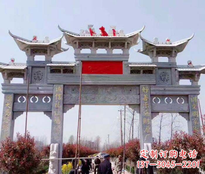 云南传承经典,尊崇古风:牌坊石雕