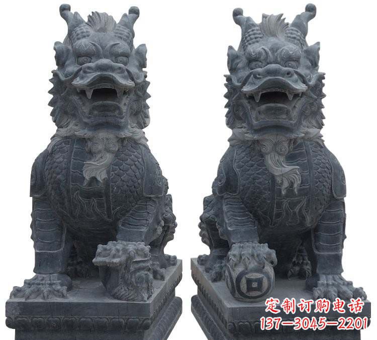 云南门口麒麟古代神兽石雕