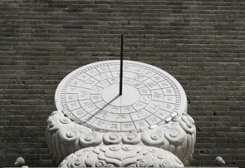 云南花岗岩古代计时器日晷雕塑