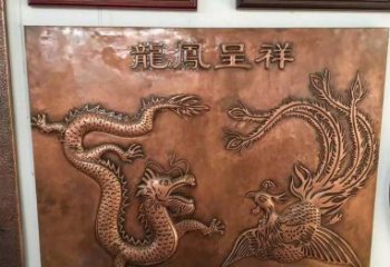 云南中领雕塑|传统铜雕龙凤精美雕塑