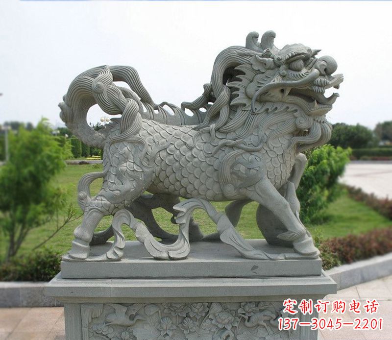 云南麒麟招财石雕