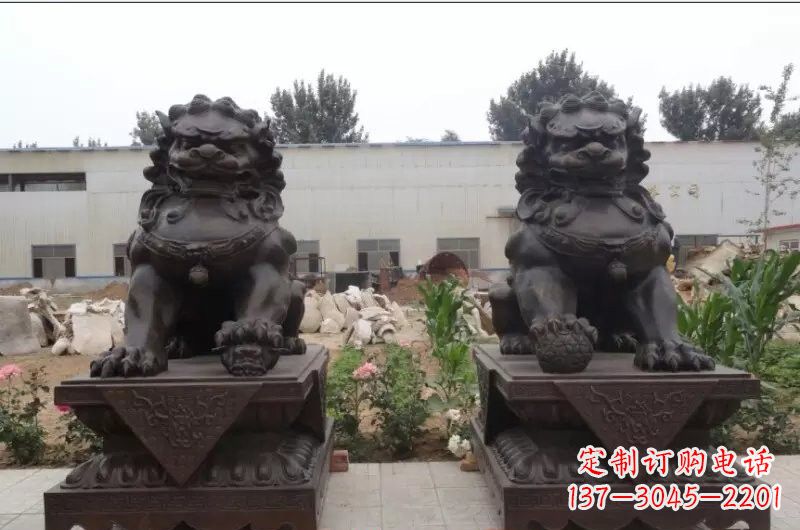 云南精灵定制狮子铜雕塑