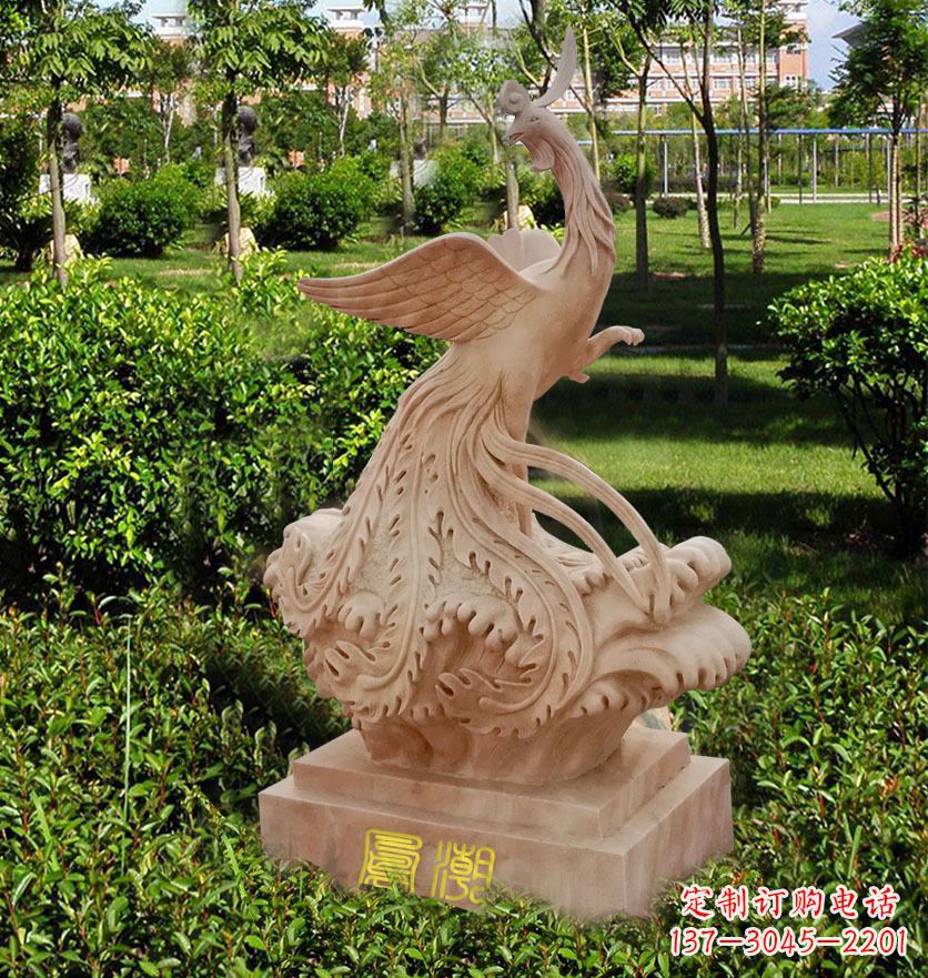云南雕刻凤凰传递祥瑞祝福