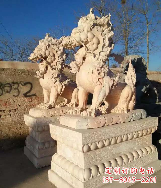 云南完美的石雕-麒麟雕塑