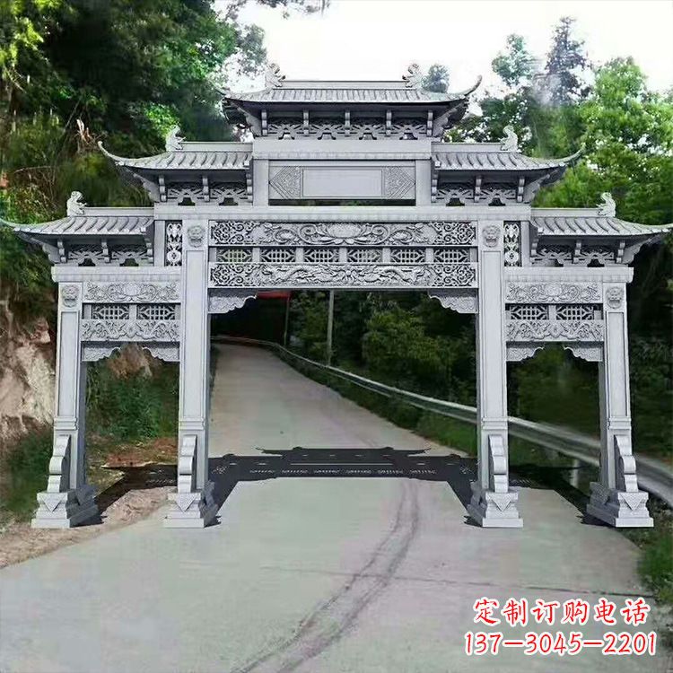 云南石牌楼青石牌坊